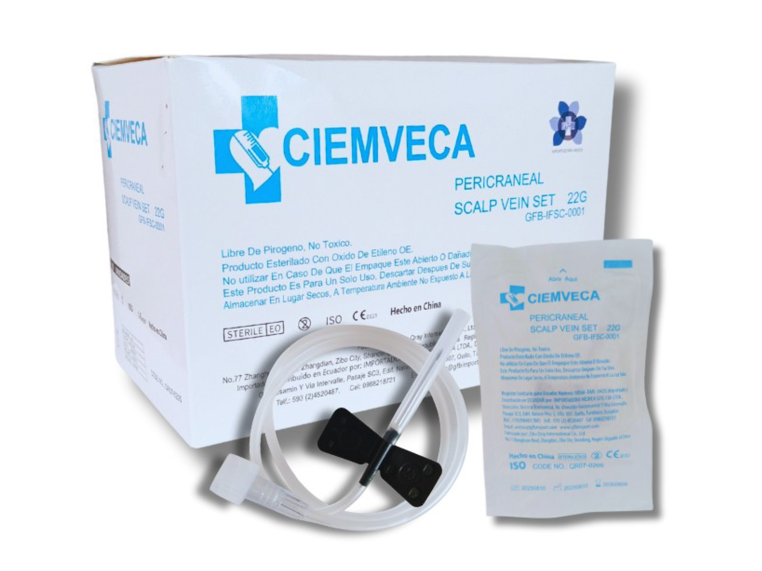 Imagen de Equipo Pericraneal/Scalp 22–23 G